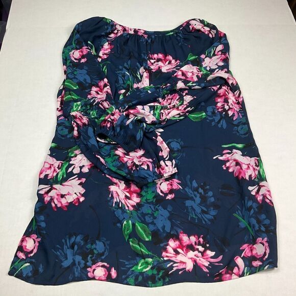 Sioni Tunic Blouse Floral V-Neck Long Sleeve Loose Fit Shirt Lightweight Large - Picture 11 of 12